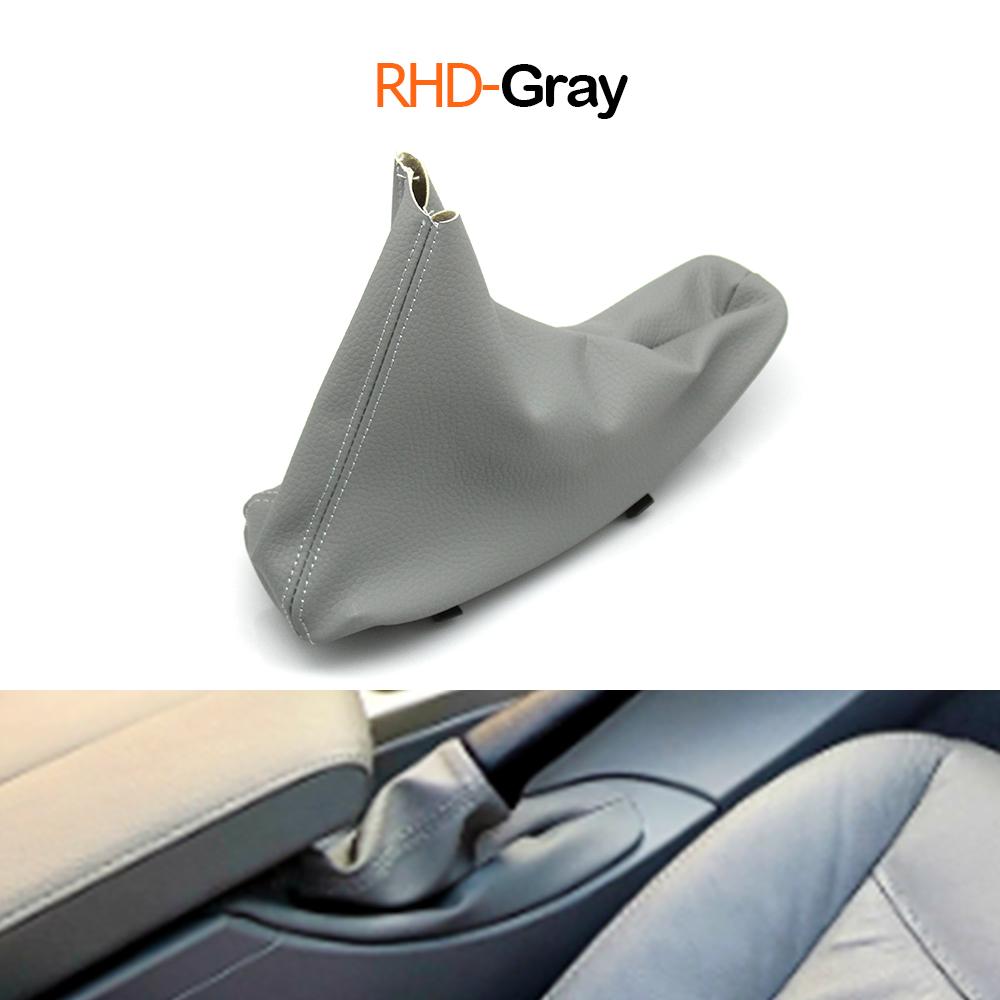 Car Handbrake Brake Handle Leather Lever Gear Frame Cover For BMW 3 Series E90 E91 E92 E93 2005-2011 34427900777 34427155624