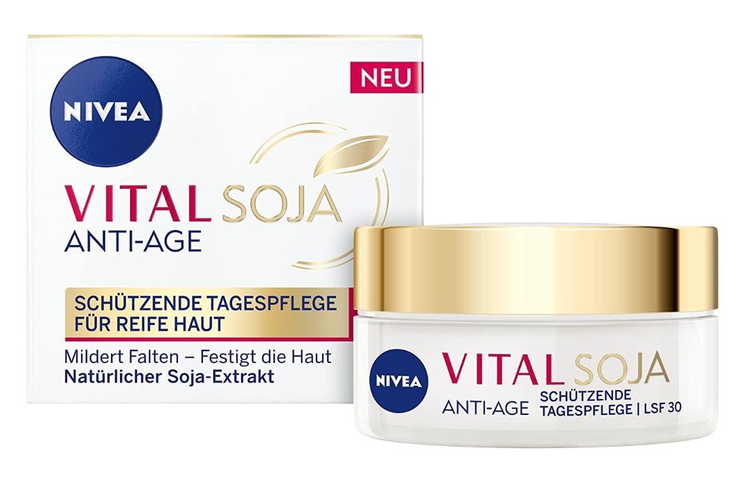 Crème de jour Nivea Radiance SPF 30 - Formule à l'extrait de soja, 50 ml