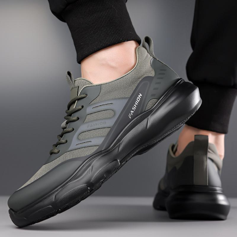 High-end sports men's shoes summer new mesh breathable versatile personalized platform jogging shoes outdoor mountaineering tide shoes