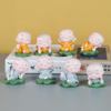 1-5pcs Creative Home Decoration Car Ornaments Childhood Monks Cute Resin Crafts Ornaments Bedroom Tea Room Office Ornaments Gift