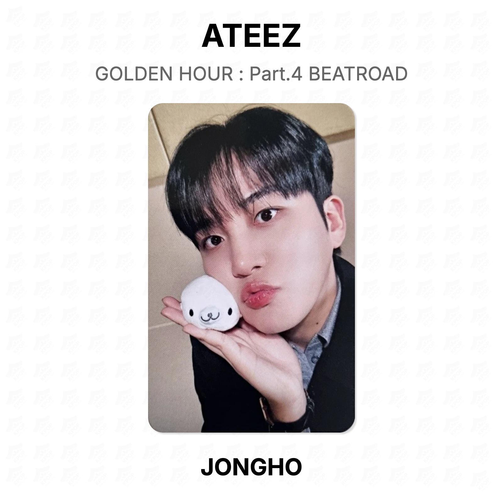 ЗОЛОТОЙ ЧАС ATEEZ : Часть 4 Официальная фотокарточка BEATROAD JONGHO