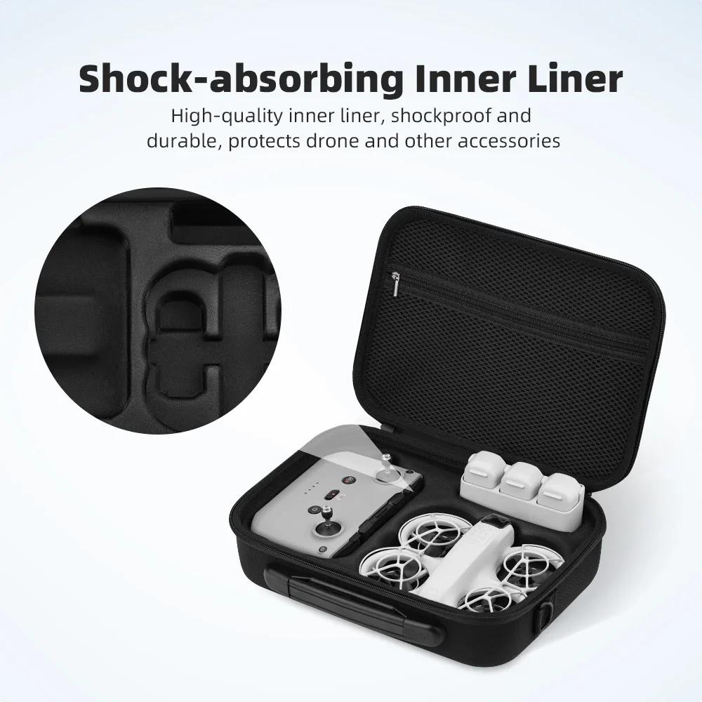 Storage Bag for DJI Neo Drone Protective Handbag Portable Crossbody Carrying Case Light Handy for DJI RC N3 Controller Accessory
