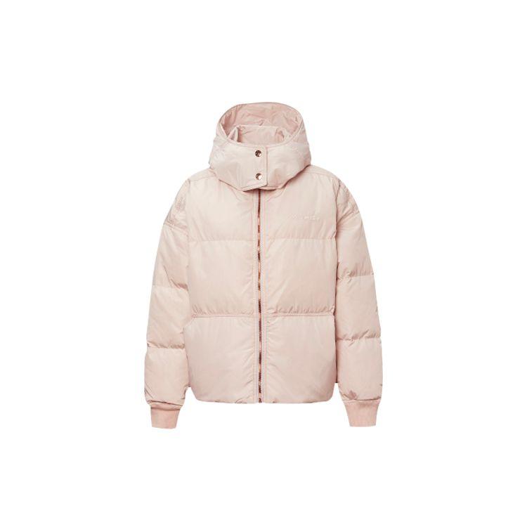 

Converse Loose-Fit Hooded Down Jacket Women Outerwear Sandstone-Red 10019787-A04