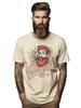 PrintBar Beard Up! Funny T-shirt - Grow It, Rock It! 100% Cotton, Funny T-shirt,