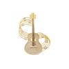 New Fashion Violin Brooches Crystal Musical Instruments Brooch for Women Men Clothing Bag Pins Party Jewelry Gift