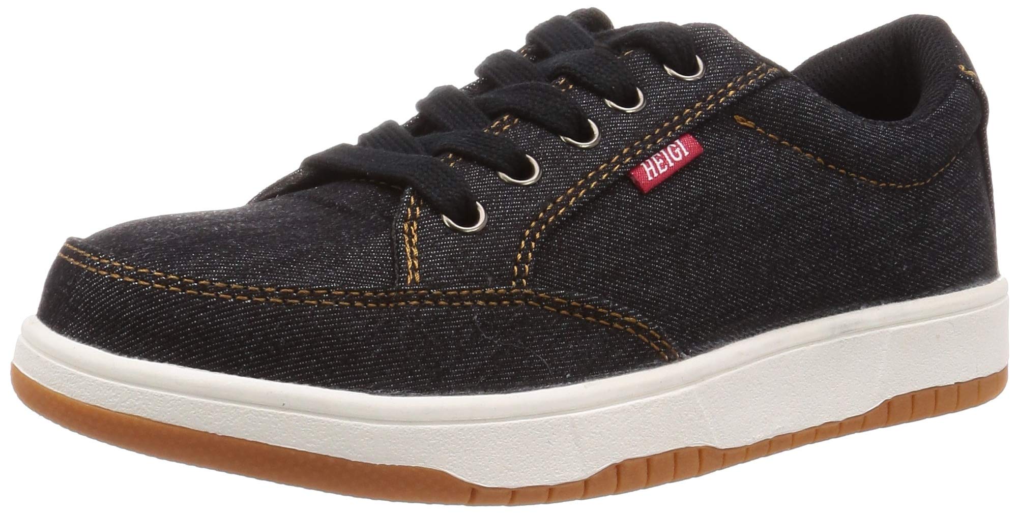 

Heigy Черные джинсовые защитные кроссовки с носком Размер 27 см Мужские, чёрный