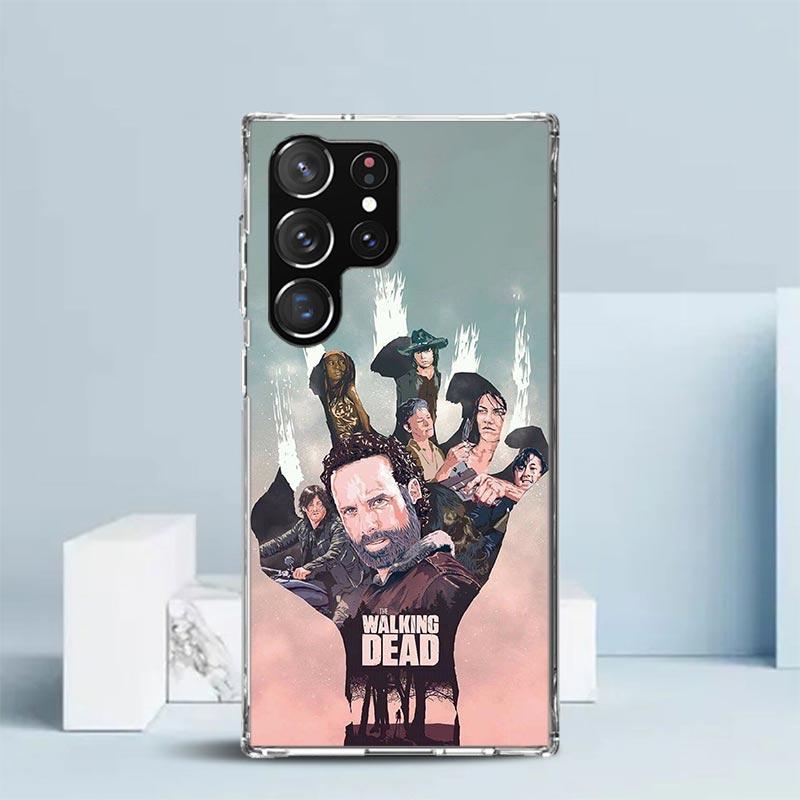 The Walking Deads TV Phone Case For Samsung Galaxy S24 S25 Edge S26 Ultra S22 S23 Plus S21 + S20 FE Soft TPU Back Cover Galaxy S
