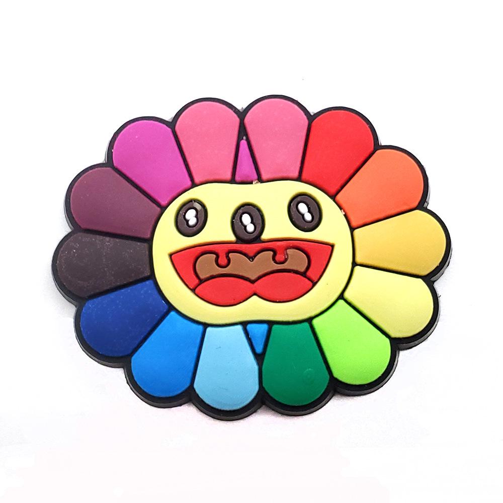 Butterfly Sunflower Series: Clog Shoe Charms & PVC Buckle Accessories