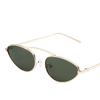 Fashion Ladies Cat Eye Sunglasses New Women Designer Eyewear Vintage Rimless Gradient Glasses For Female Metal Uv400 Eyeglasees