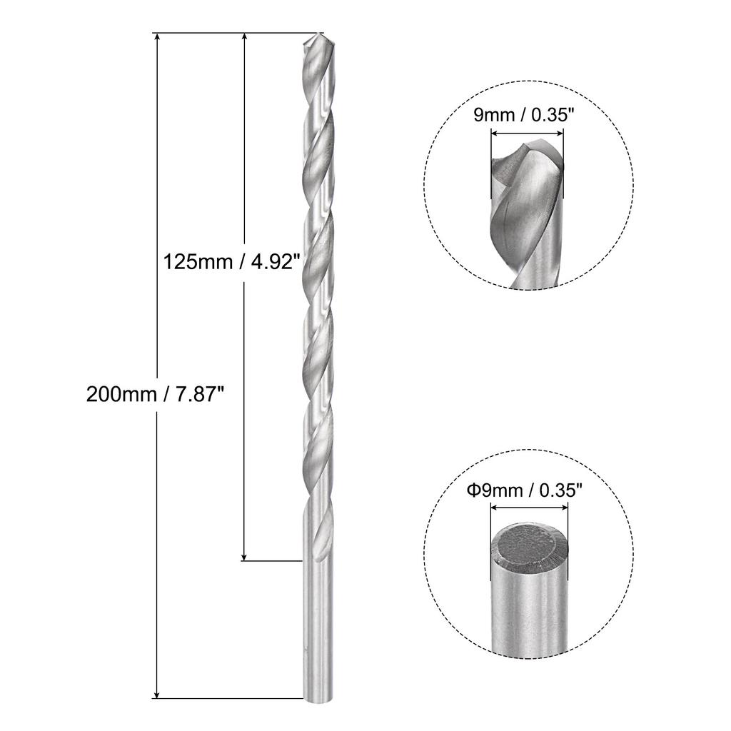 200/250/300mm Twist Drill Bits 6.2/7/8/9/10/11/12/13/14/15/16mm High-Speed Steel Extra Long Drill Bit