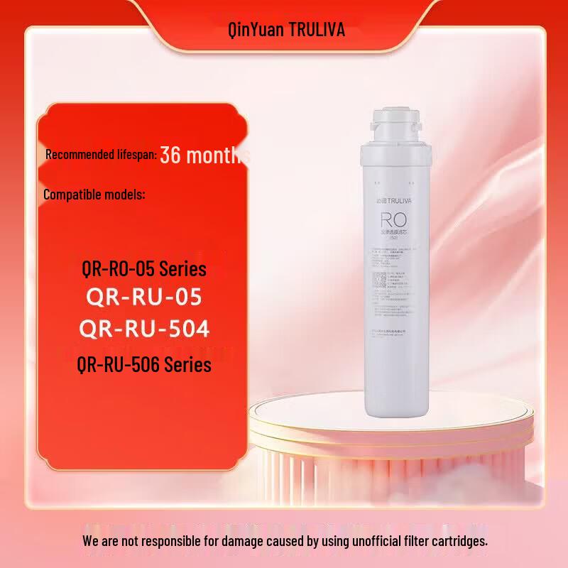 Qinyuan TRULIVA 4-Stage RO Membrane Water Purifier Filter Cartridge