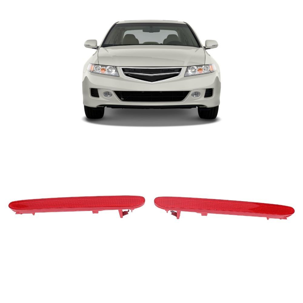 2PCS ABS Tail Bumper Reflector 33555-SEA-013, 33505-SEA-013 Rear Bumper Reflector Lens  for Accord