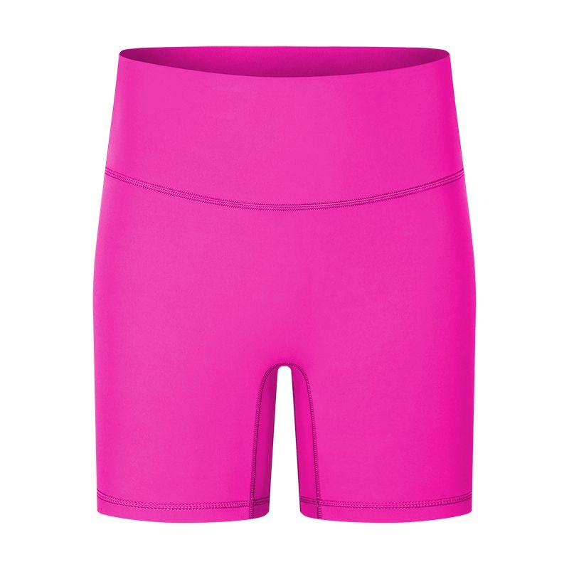 Nude Feel High Waist Yoga Shorts Outwear Thin Quick-Drying Sports Shorts Women's Tight Three-Point Fitness Shorts Women's Hip Lifting