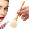 Nail Dust Brush Nylon Hair Nail Cleaning Brushes Nail Dust Removal Brush with Wooden Handle