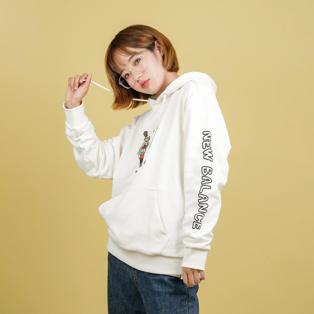 New Balance x JHl Printing Graphic Hoodie Asia Sizing 'White' Unisex NCA89043-IV