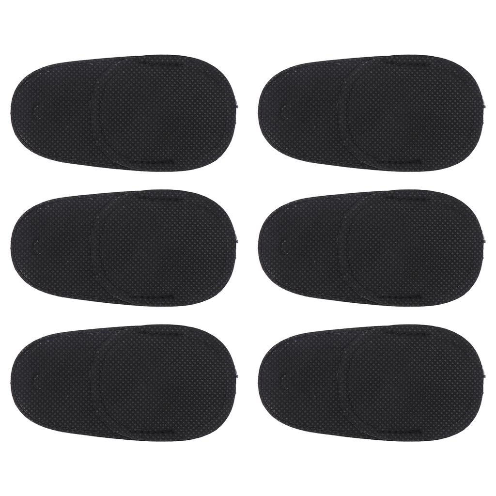 6Pcs Set Medium Black Glasses Eye Patch Cover Either Eye for Adults Kids Amblyopia Strabismus Correction