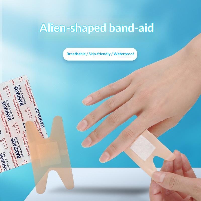 100Pcs Finger Waterproof Bandage Breathable Band Aid First Aid Wound Dressing Medical Tape Wound Plaster Emergency Bandaids