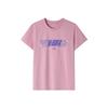 Li-Ning Summer Round Neck Cotton Feel Quick Dry Breathable Versatile Sports Short Sleeve T-Shirt Unisex Tops Pink AHSV613