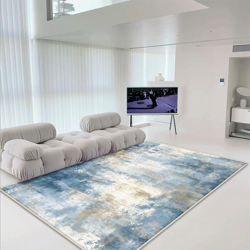 Tappeto Astratto Stile Nordico per Soggiorno Decorazione per la Casa Tappeto Morbido Soffice Antiscivolo per Camera da Letto Facile da Pulire Tappetino in Peluche per Pavimento