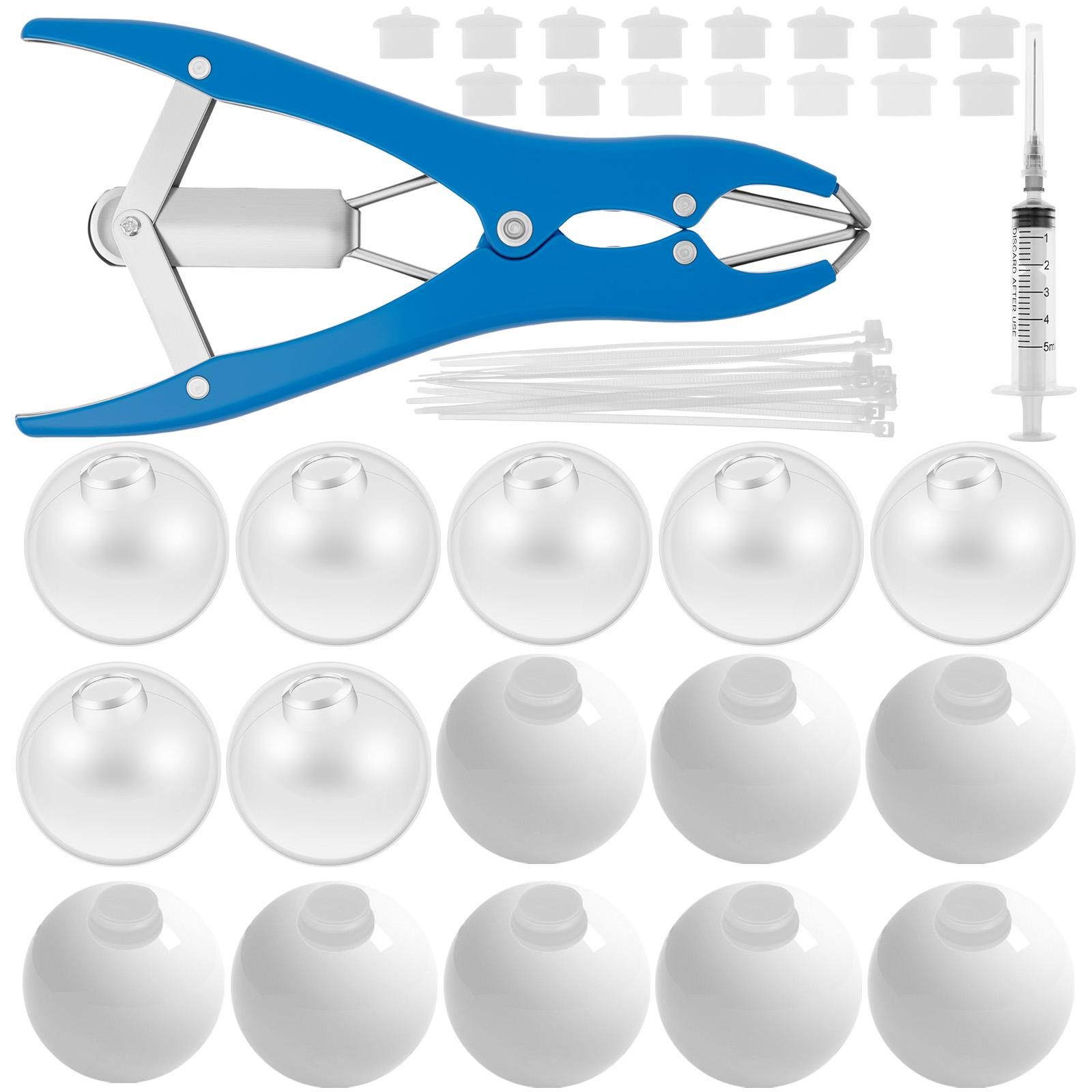 

15 Pcs DIY Stress Ball Kit Blank Pressure Balls Skins DIY Kits with Expander Tool Make Your Own Stress Toys for Adults Beginners M
