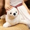 32/38cm New White Seal Doll Simulation Stuffed Plush Toy Handmade Doll Cartoon Anime Cute Children's Birthday Gift Fun Doll