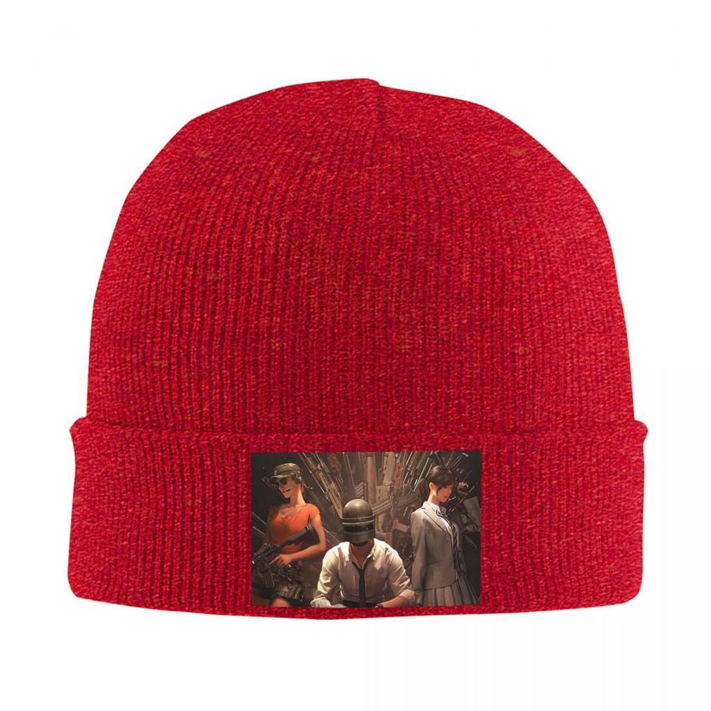 Pubg Battlegrounds Shooting Game Warm Knitted Cap Winter Knit Bonnet Hat Skullies Beanies Hip Hop Caps for Unisex