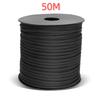 50M Militärstandard 9-adriges Paracord Seil 4mm Outdoor Fallschirmschnur Überlebensschirm Zelt Lanyard Band