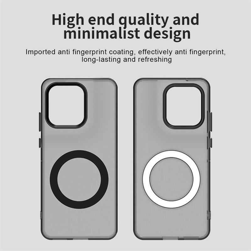 Magnetic Adsorption Wireless Charge Clear Case For Motorola Edge 50 Neo Back Case For Moto Edge 50 Neo Case For Moto Edge 50 Neo