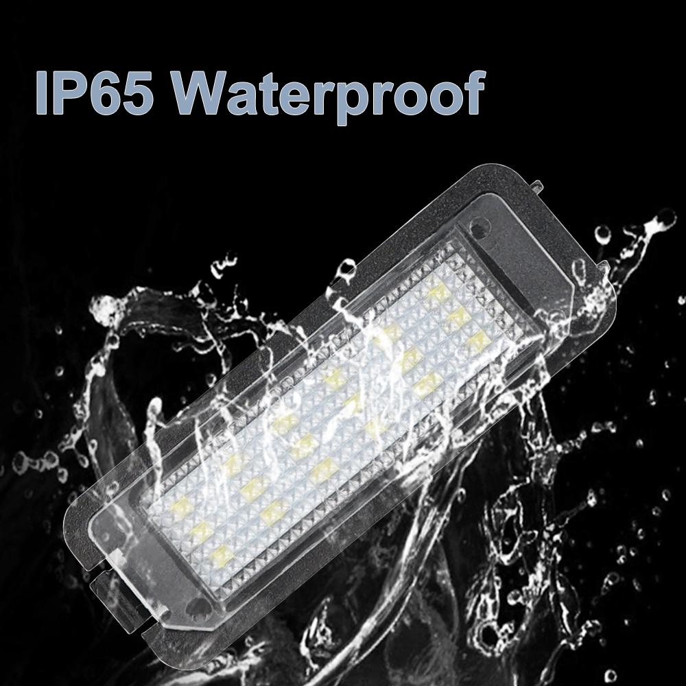 2x Car Rear LED SMD License Number Plate Light For VW GTi Golf 4 5 6 7 MK4 MK5 MK6 MK7 Passat B7 CC EOS Scirocco Beetle