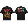 T-shirt Graphique Double Face Travis Scott ASTROWORLD Unisexe Oversize Hip Hop Rapper Décontracté Coton Manches Courtes Tendance