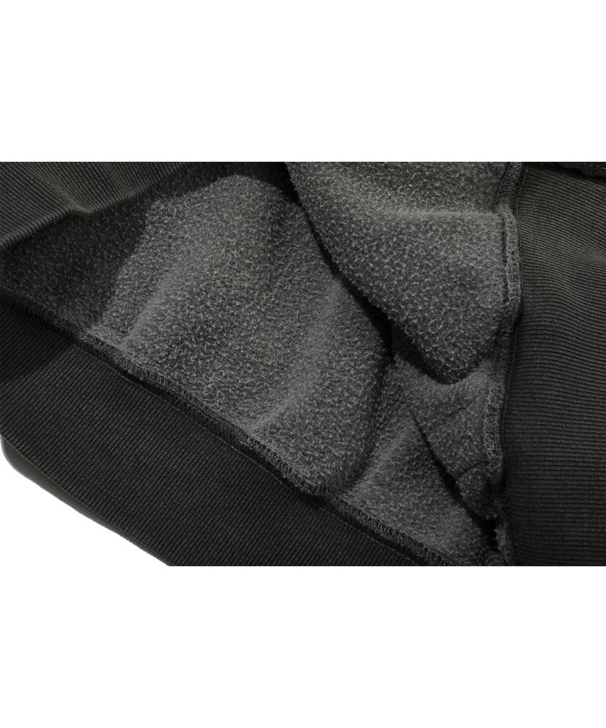 Cpgn Studio [2-Way] Sleeve Star Pigment Hoodie Zip-Up Smoke Black