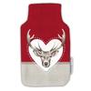 Housse de bouillotte 21 x 34 cm Tete de renne