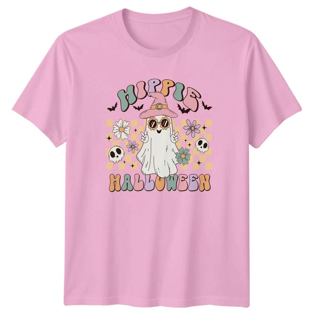 Hippis Halloween TShirt Groovy Ghost Halloween Halloween Gift For Him And Her