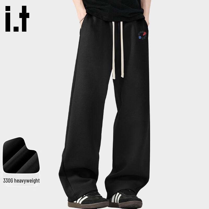 Fingercroxx Men's Trendy Straight-Leg Cotton Casual Pants