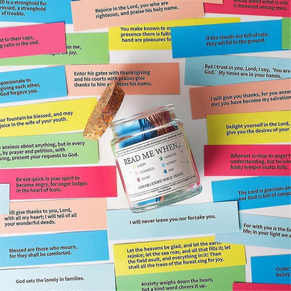 Bible Verses In A Jar,read Me When Bible Verses Jar For Emotions And ,glass Scripture Prayer Jar With Coloring A