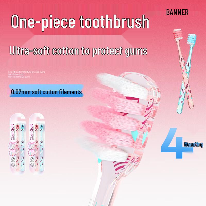 BANNER Sensitive Gum Care Toothbrush - Soft Wide Head