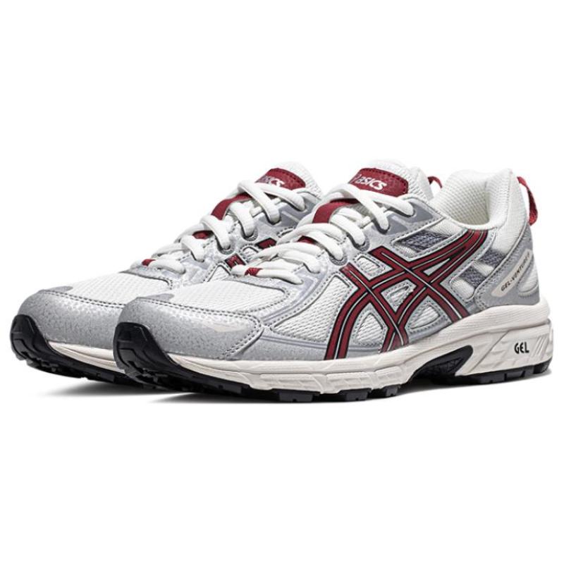 Asics Gel-Venture 6 Low-Top Running Shoes Women's White Silver Sneakers 1012B359-104