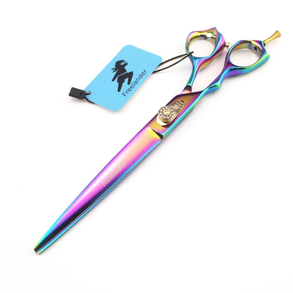 7.5" God Walker Color Plating Left-Hand Pet Shears with Bag