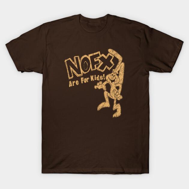Herren Damen Fans Essentials Kurzarm Tops Modemarke Sommer Lässig Tägliches T-Shirt NOFX Rockband Grafik Baumwoll T-Shirt Unisex