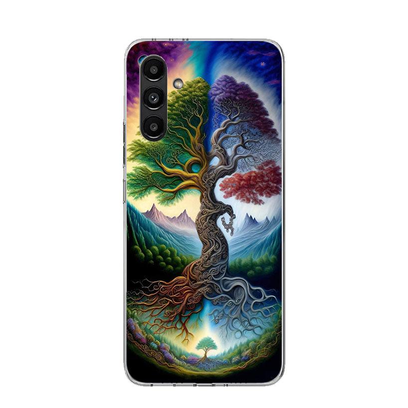 Tree of Life Space Phone Case For Samsung Galaxy A16 A26 A36 A56 A15 A14 A13 A55 A54 A53 A35 A34 A33 A25 A24 A23 A05S A04S A03S