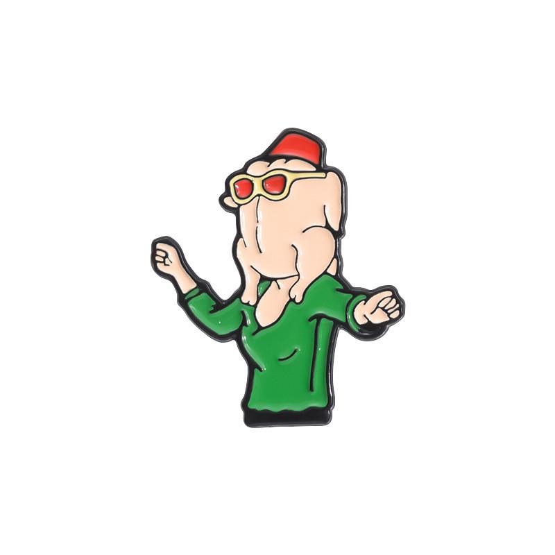 Cartoon Character Delightful Enamel Brooches For Fashion Lovers And Gift Seekers