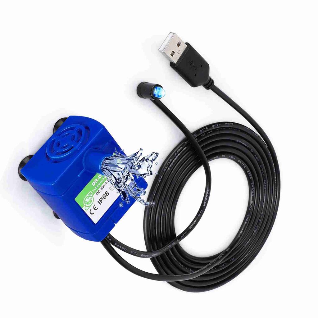 Submersible Water Pump for Pet Fountain with 5.9ft Power Cable, Replacement Pump Pet Fountain