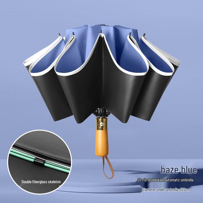 Xinyuxuan Wood Handle Reverse Folding Umbrella