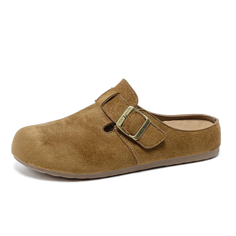 Women's Retro Thick-Soled Closed-Toe Mules - Spring/Summer 2026: Soft, Comfortable, Fashionable, Birkenstock-Inspired