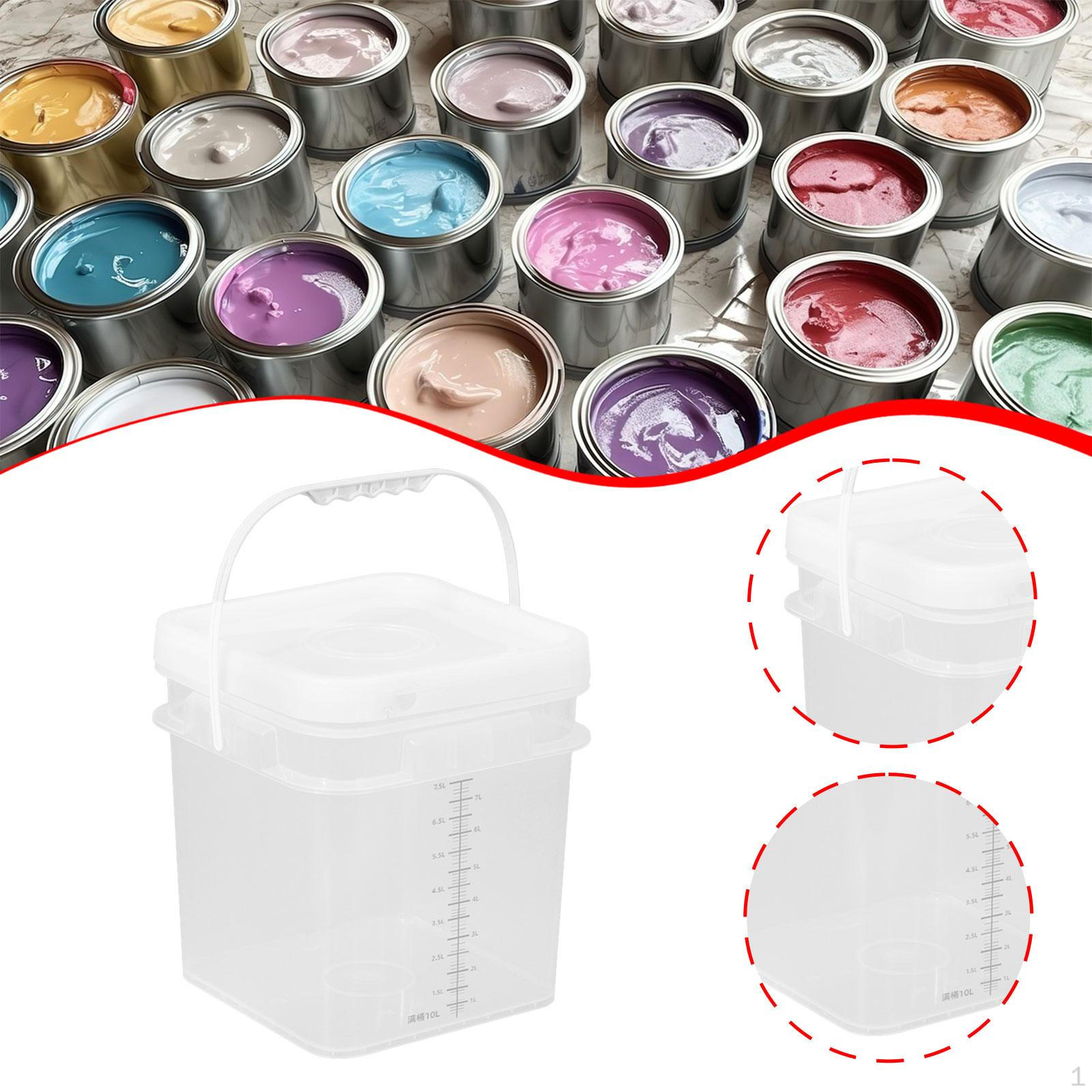 

Leakproof Paint Bucket Holder for Mixing and Fishing Use 10 L
