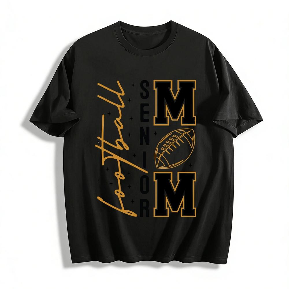 Футболка на выпускной для мамы футболиста, commemorative tee, 100% хлопок XXS