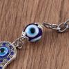 Jewelry Amulet Good Luck Car Keyrings Blue Protection Charm Evil Eye Fatima Hand Hamsa Keychain