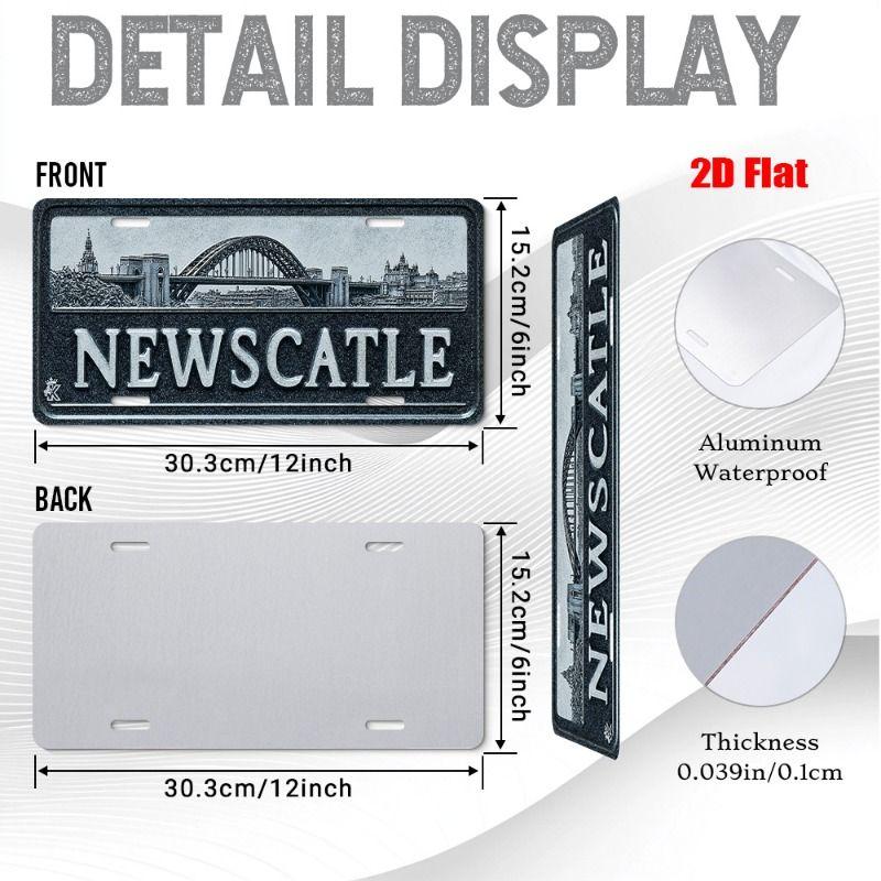 Urban City Theme Metal Tin Sign for Bar Garage Interior