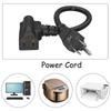 Multifunctional Nemas 5 15P to C7 and 5 15R Power Adapters Cord Sturdy Copper Wiring for Multiple Device Arrangement