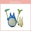 Cartoon Cute Totoro Hold Leaf Cat Mini Model Decoration For Landscape Props